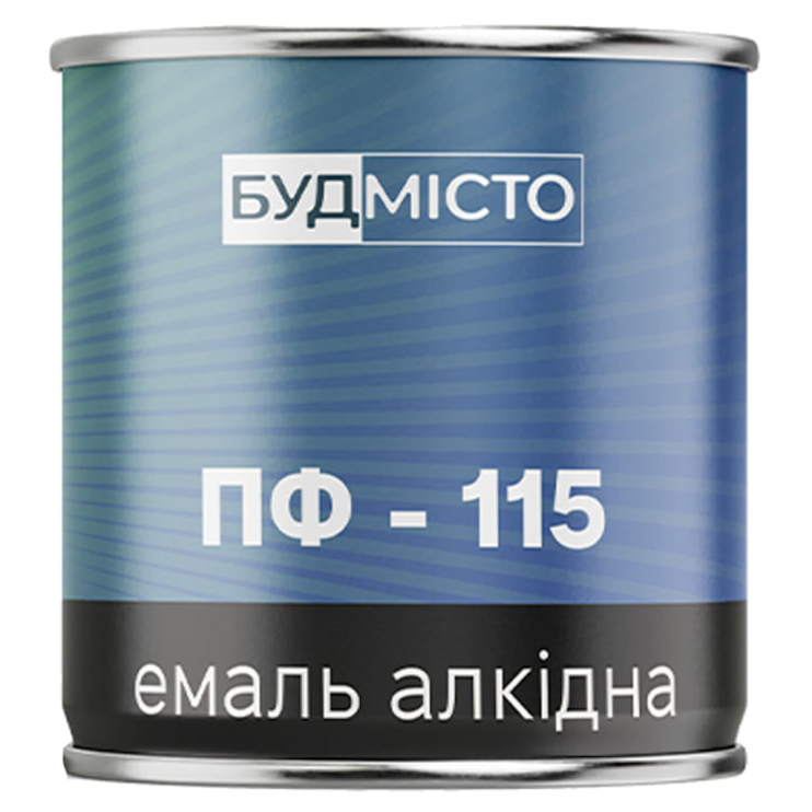 Емаль алкідна, ПФ-115, БУДМІСТО, яскраво-блакитна 2,8 кг